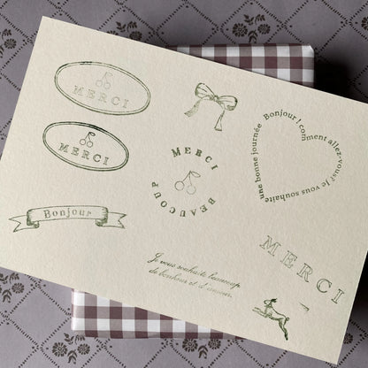 Petit Wooden Stamps・Mon petit artiste