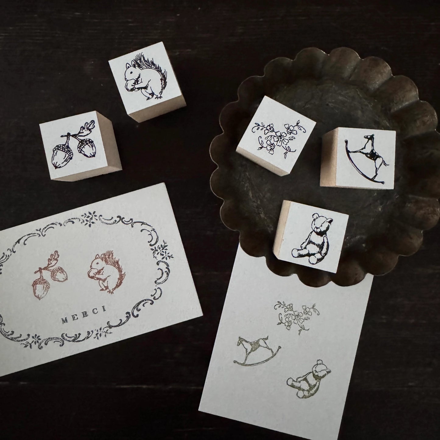 Petit Wooden Stamps・Mon petit artiste