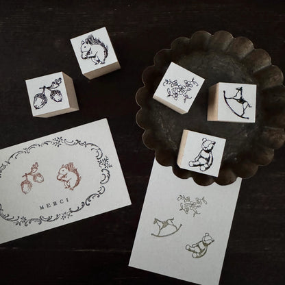 Petit Wooden Stamps・Mon petit artiste