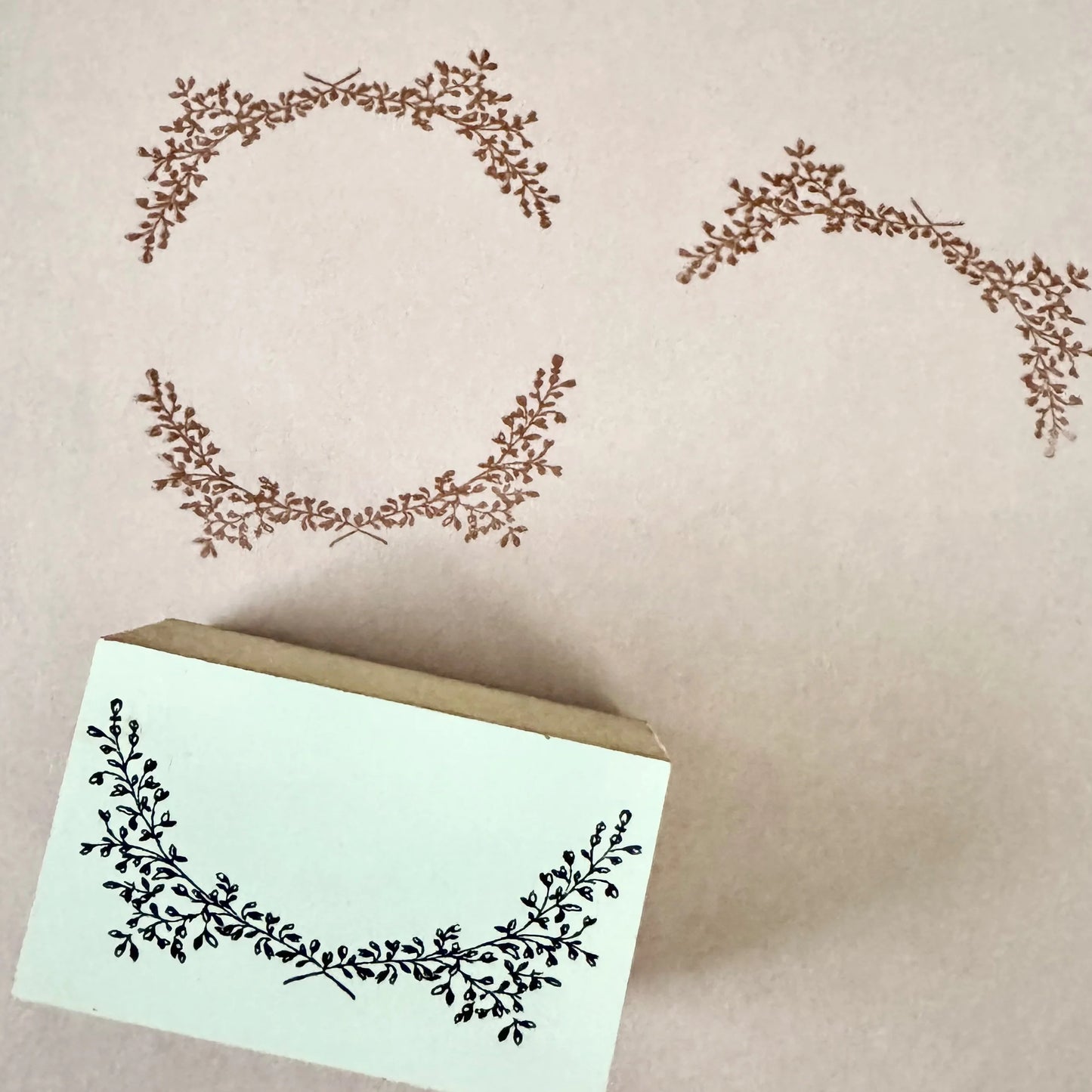 Petite Feuilles Wooden Stamp・Mon petit artiste