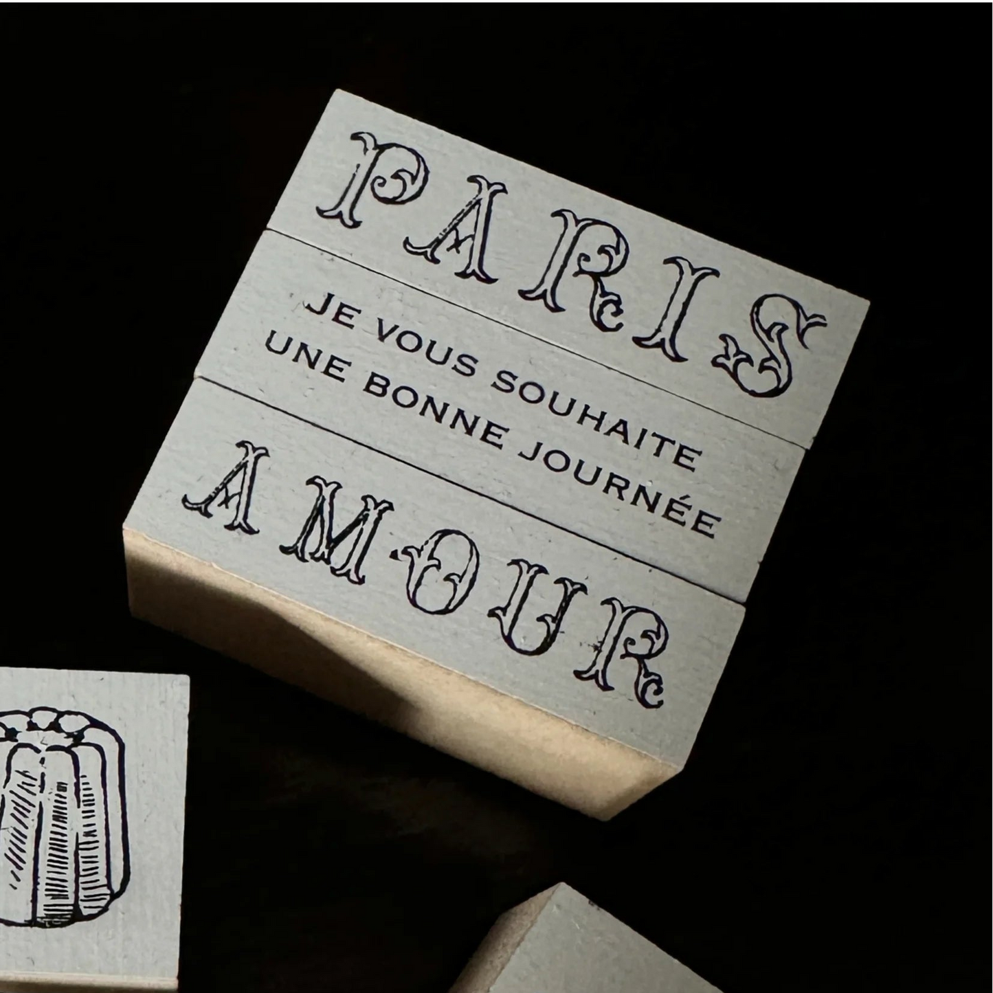 Petit Parisian Pastry Shop Wooden Stamps・Mon petit artiste