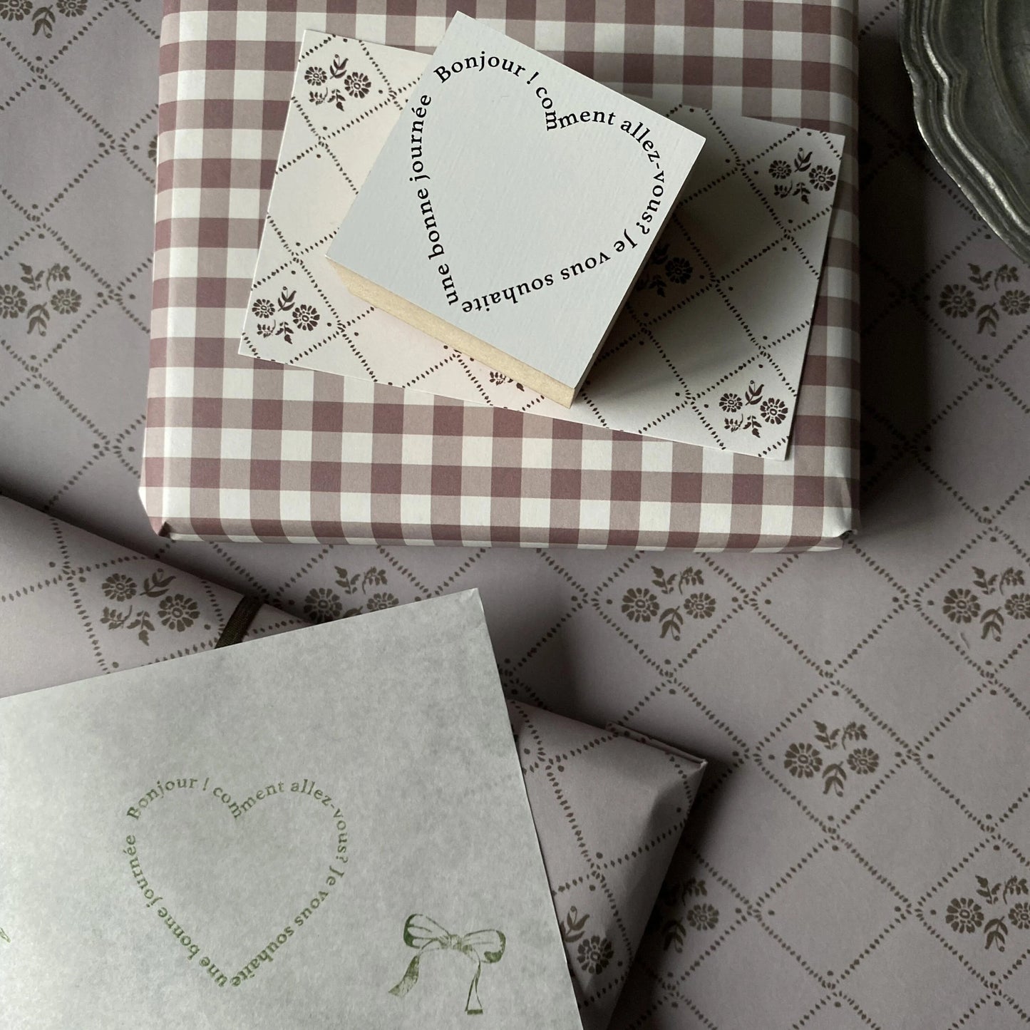 Mon cœur Wooden Stamp・Mon petit artiste