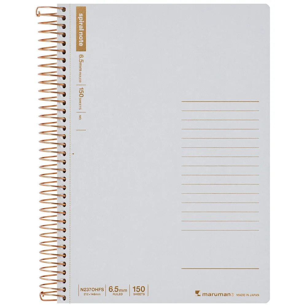 Maruman A5 Lined Basic Spiral Notebook
