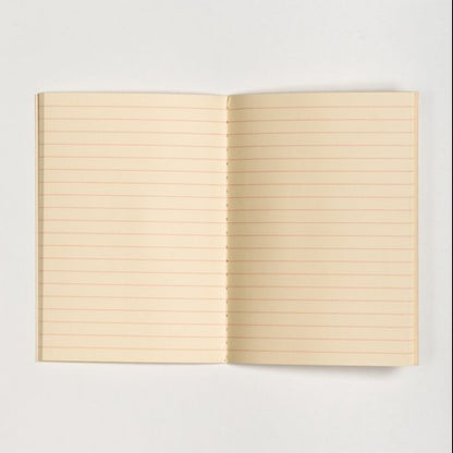 Vermillion Ruled A6 Notebook · Life