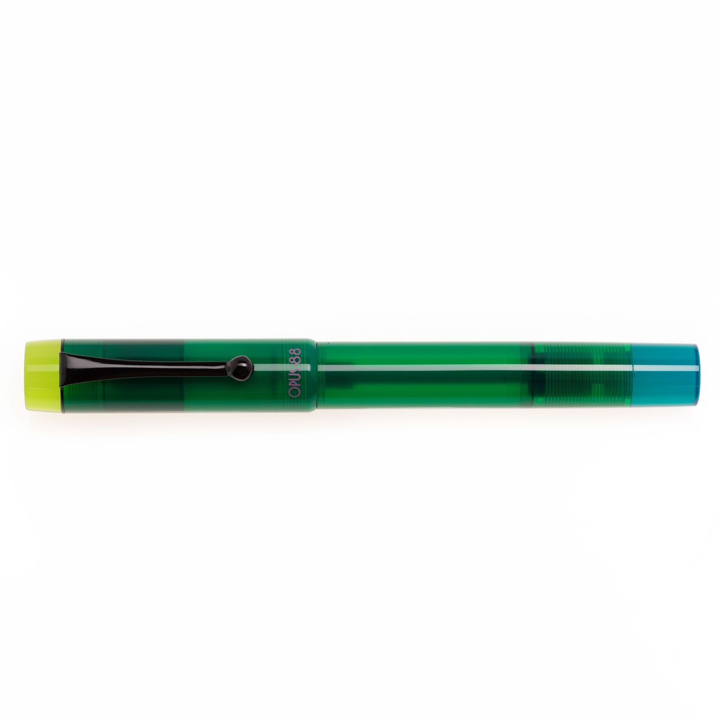 OPUS 88 Green Demonstrator with Black Nib《Broad》