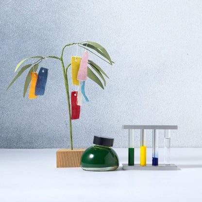 Colour specimen 217 Pigment Ink: The Rustle of Bamboo Leaves · Kakimori