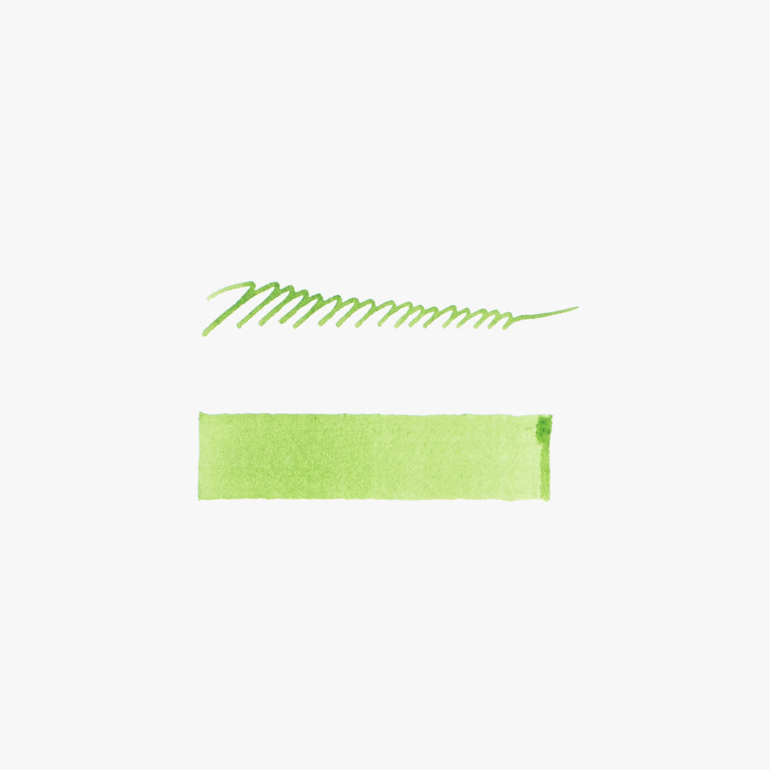 Colour specimen 217 Pigment Ink: The Rustle of Bamboo Leaves · Kakimori