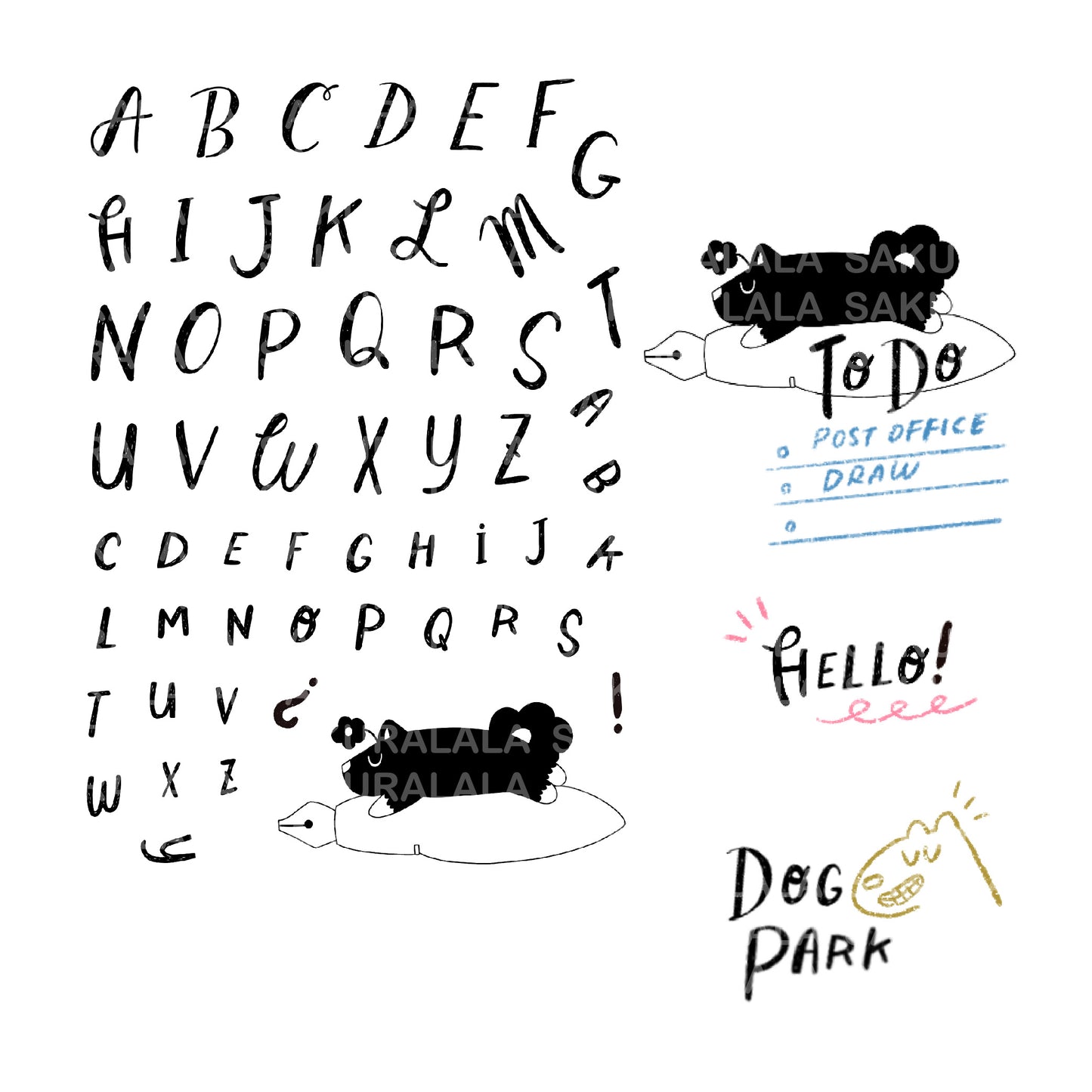 Alphabet Clear Stamps · Paper Plant Co x Sakuralala