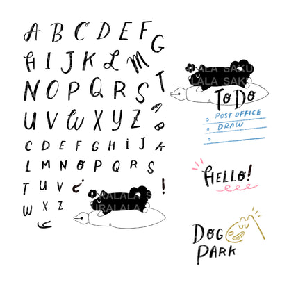 Alphabet Clear Stamps · Paper Plant Co x Sakuralala