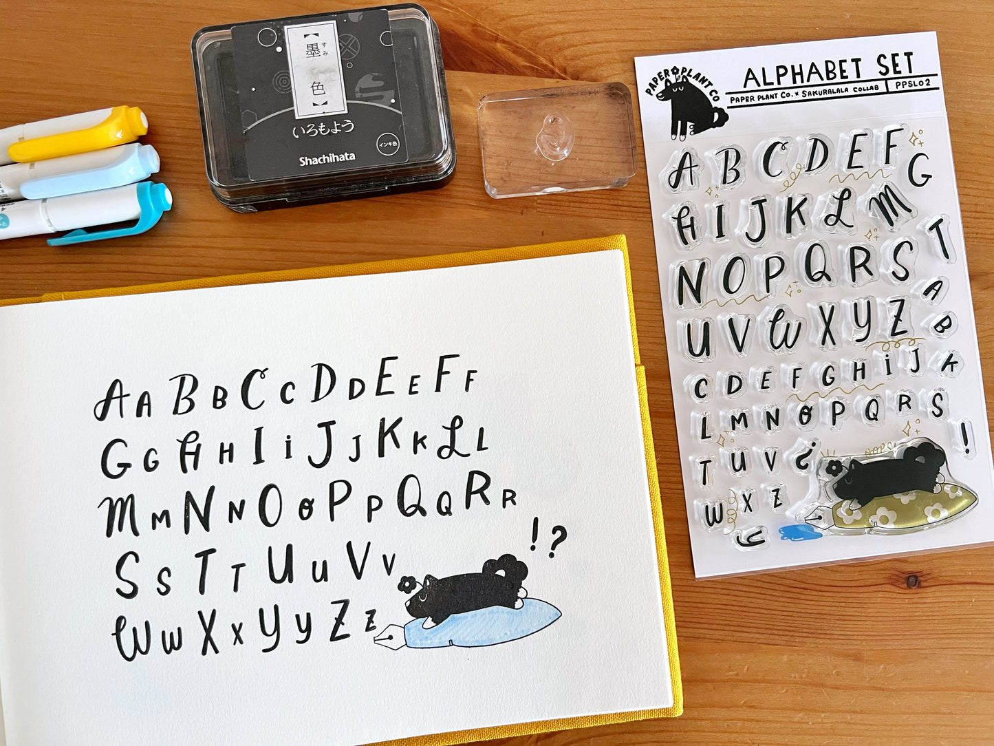 Alphabet Clear Stamps · Paper Plant Co x Sakuralala