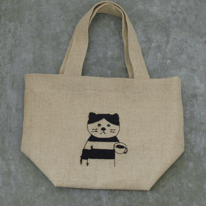 Sennokoto Embroidery Linen Lunch Bag · Classiky