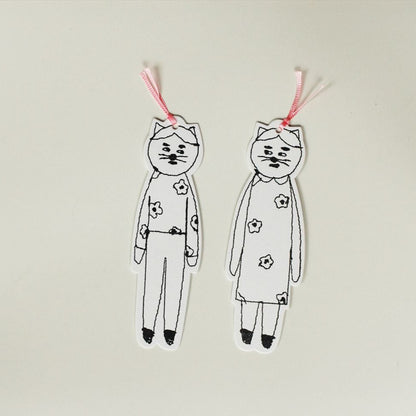Twin Cat sennokoto Animal Bookmarks · Classiky