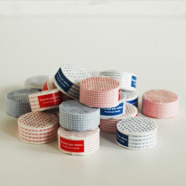 mitsou Blue Check Masking Tape · Classiky