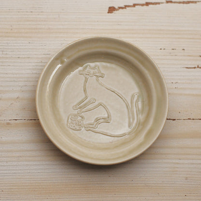 Cat Toranekobonbon Round Small Dish · Classiky