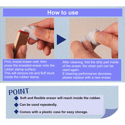 SEED Rubber Stamp Knead Eraser