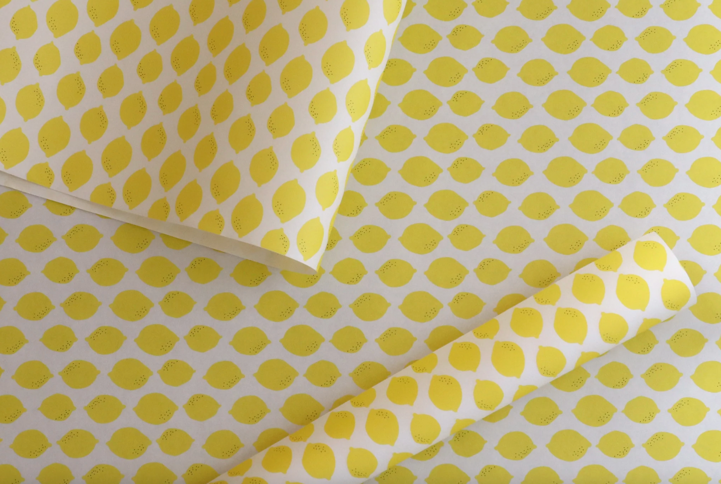 Lemon Pattern Wrapping Paper · Regaro Papiro