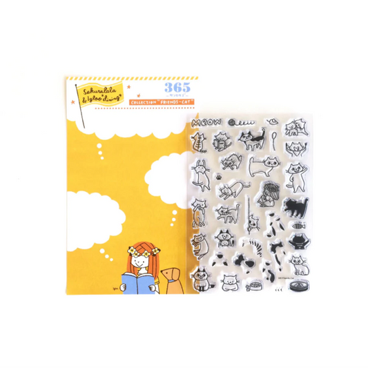 365: Cat Friends Clear Stamps · Sakuralala