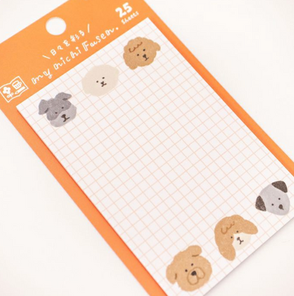 Dogs Mainichi Sticky Notes · Furukawashiko