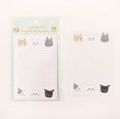 Cats Mainichi Sticky Notes · Furukawashiko