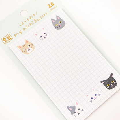 Cats Mainichi Sticky Notes · Furukawashiko