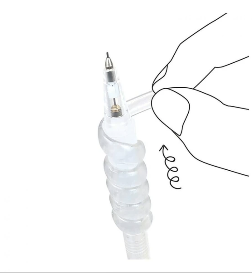 Kutsuwa Punyu Spiral Gel Pencil Grip