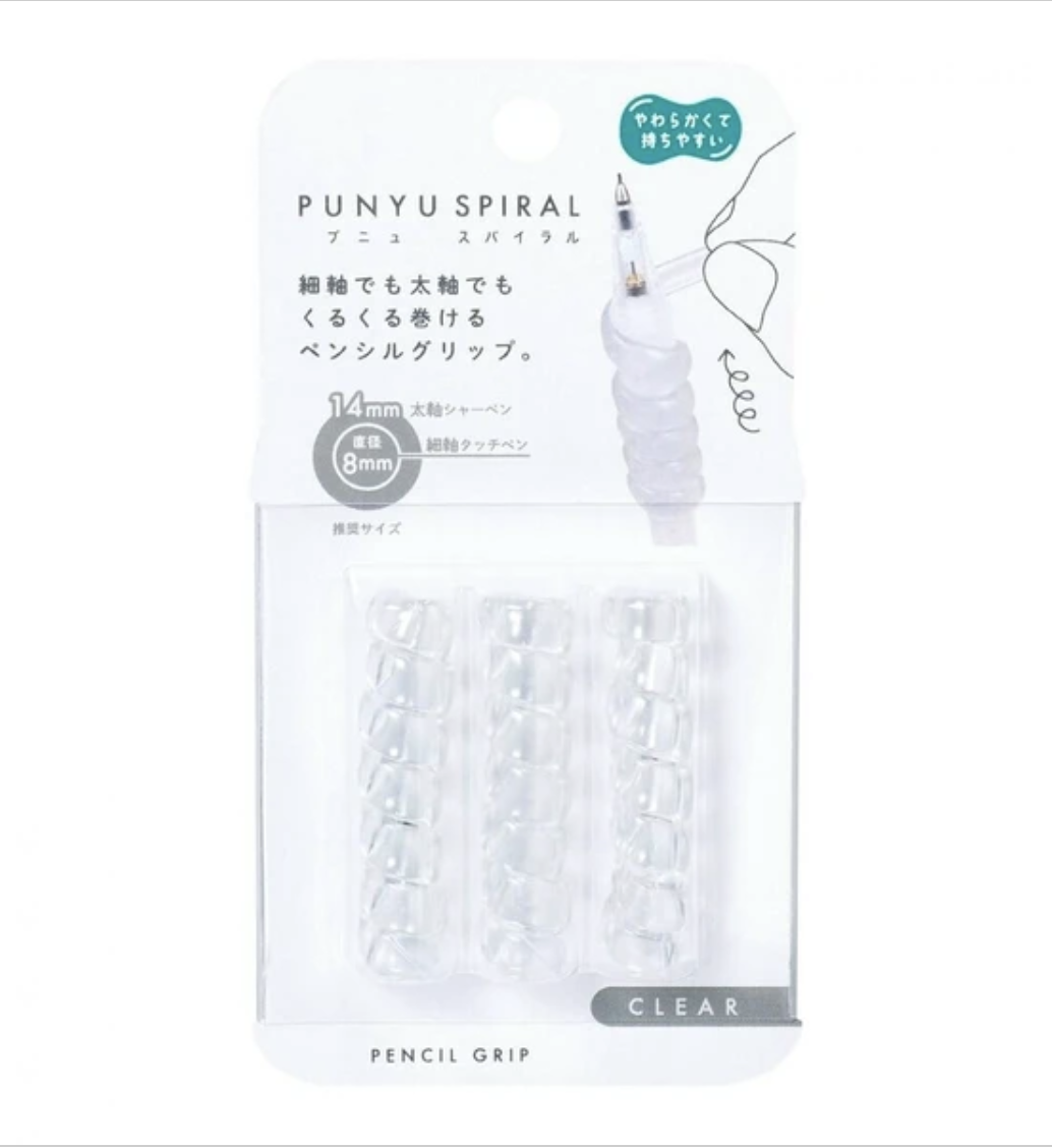 Kutsuwa Punyu Spiral Gel Pencil Grip