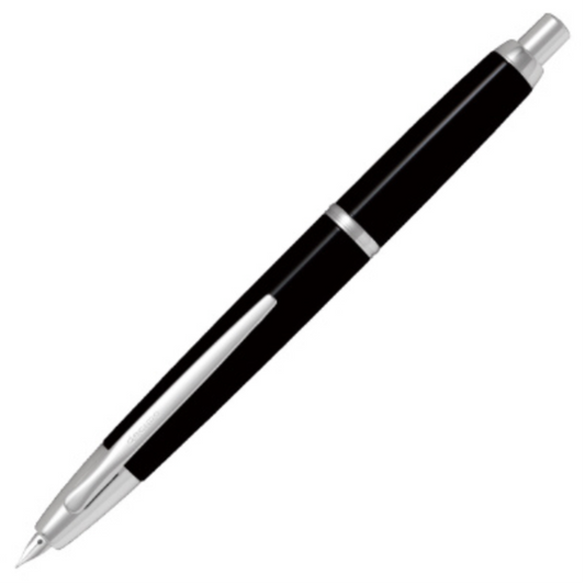 Pilot Vanishing Point Black & Rhodium Trim Decimo Fountain Pen