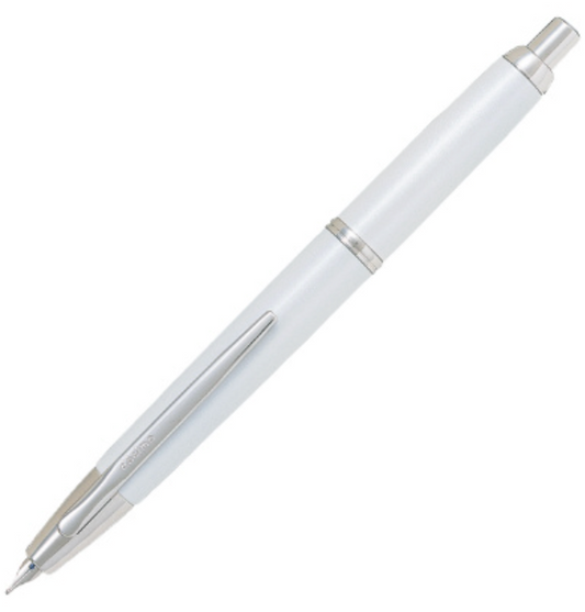 Pilot Vanishing Point White Decimo Fountain Pen