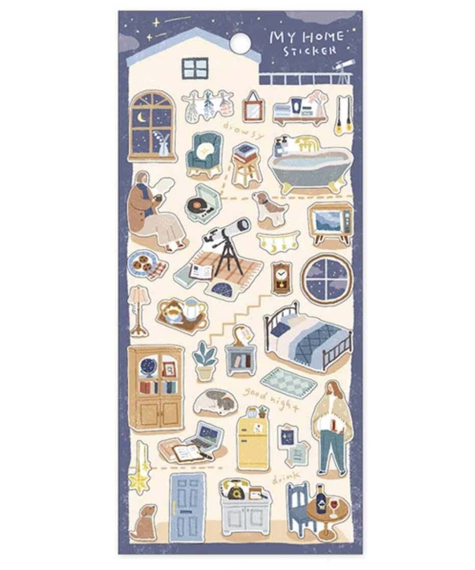 Starry Sky Time My Home Series Sticker Sheet · Mind Wave