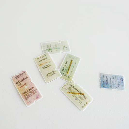 Ticket Flake Stickers · Yohaku