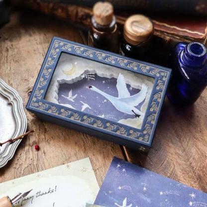 Kamihaku Limited Edition Diorama Memo Gold Box・Keibunsha & meriBUN