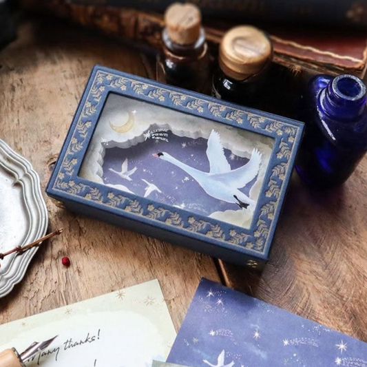 Kamihaku Limited Edition Diorama Memo Gold Box・Keibunsha & meriBUN