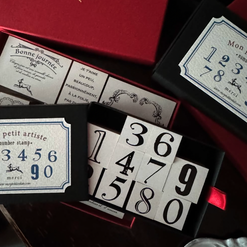 Numéro à Paris Wooden Stamp Set・Mon petit artiste