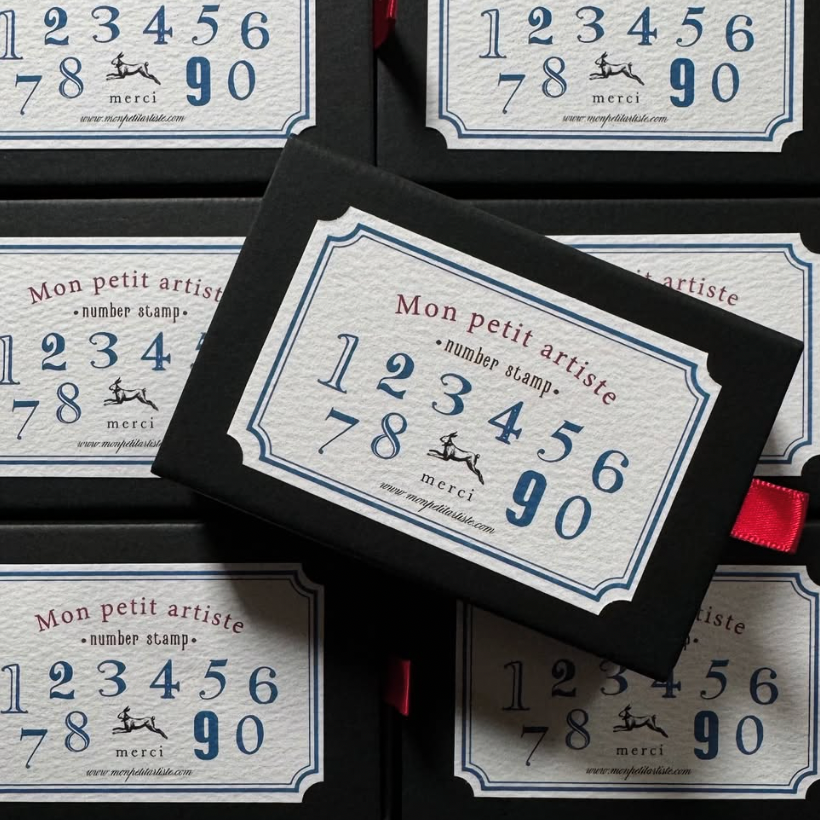 Numéro à Paris Wooden Stamp Set・Mon petit artiste