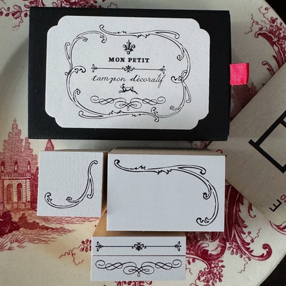 Decoratif Wooden Stamp Set・Mon petit artiste