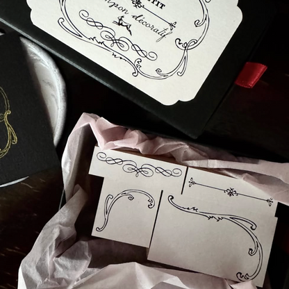 Decoratif Wooden Stamp Set・Mon petit artiste