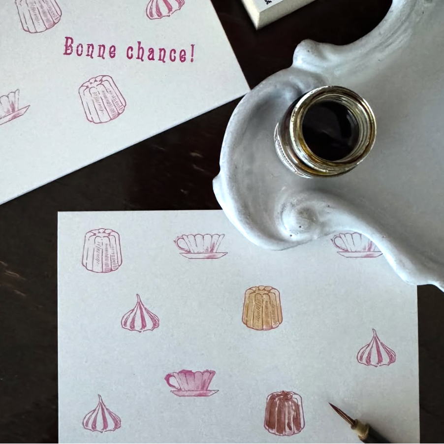 Petit Parisian Pastry Shop Wooden Stamps・Mon petit artiste