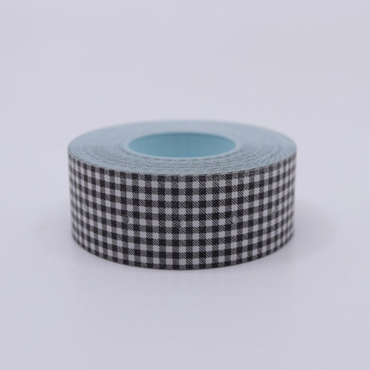 Black Gingham  Sealing Sticker Roll · 36Sublo