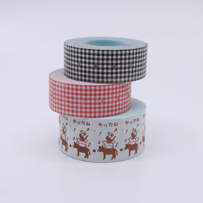 Black Gingham  Sealing Sticker Roll · 36Sublo