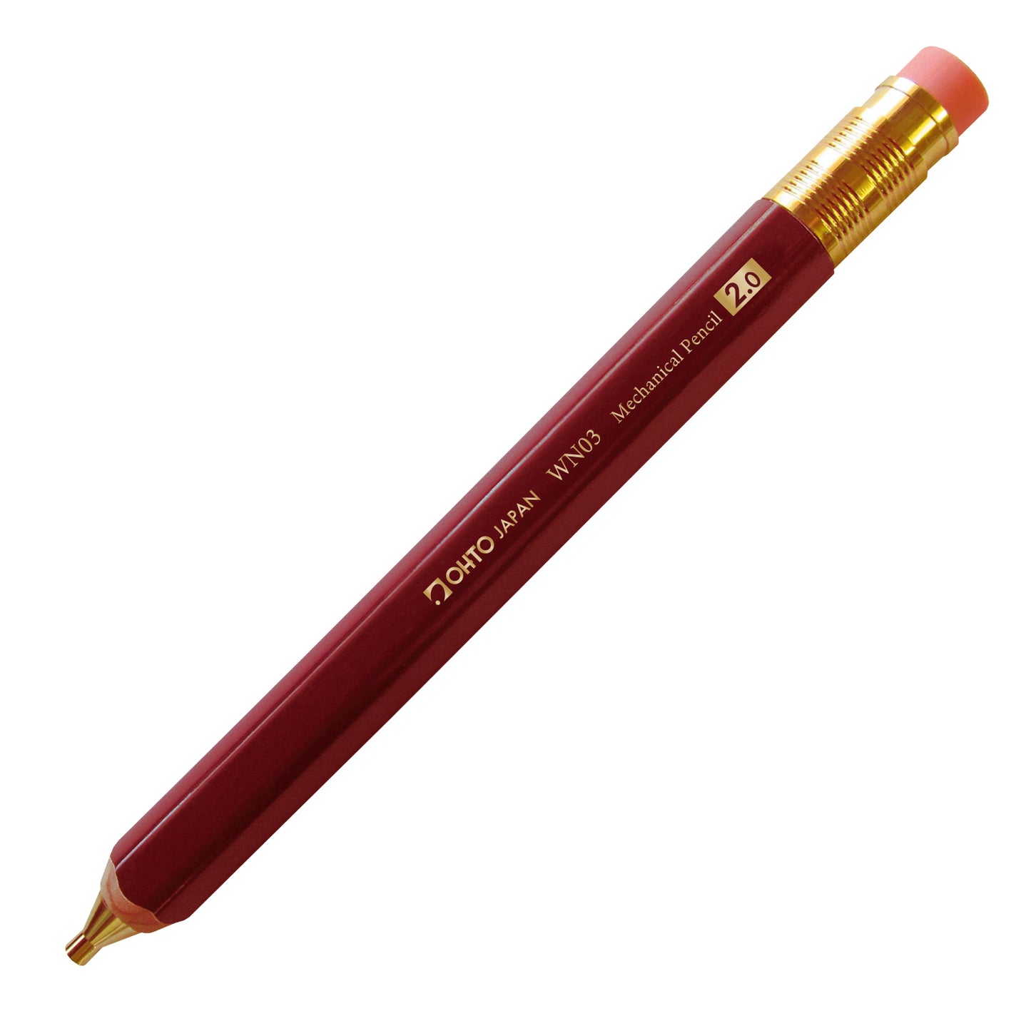 OHTO Wine Red Wood Sharp Pencil《2.0mm》
