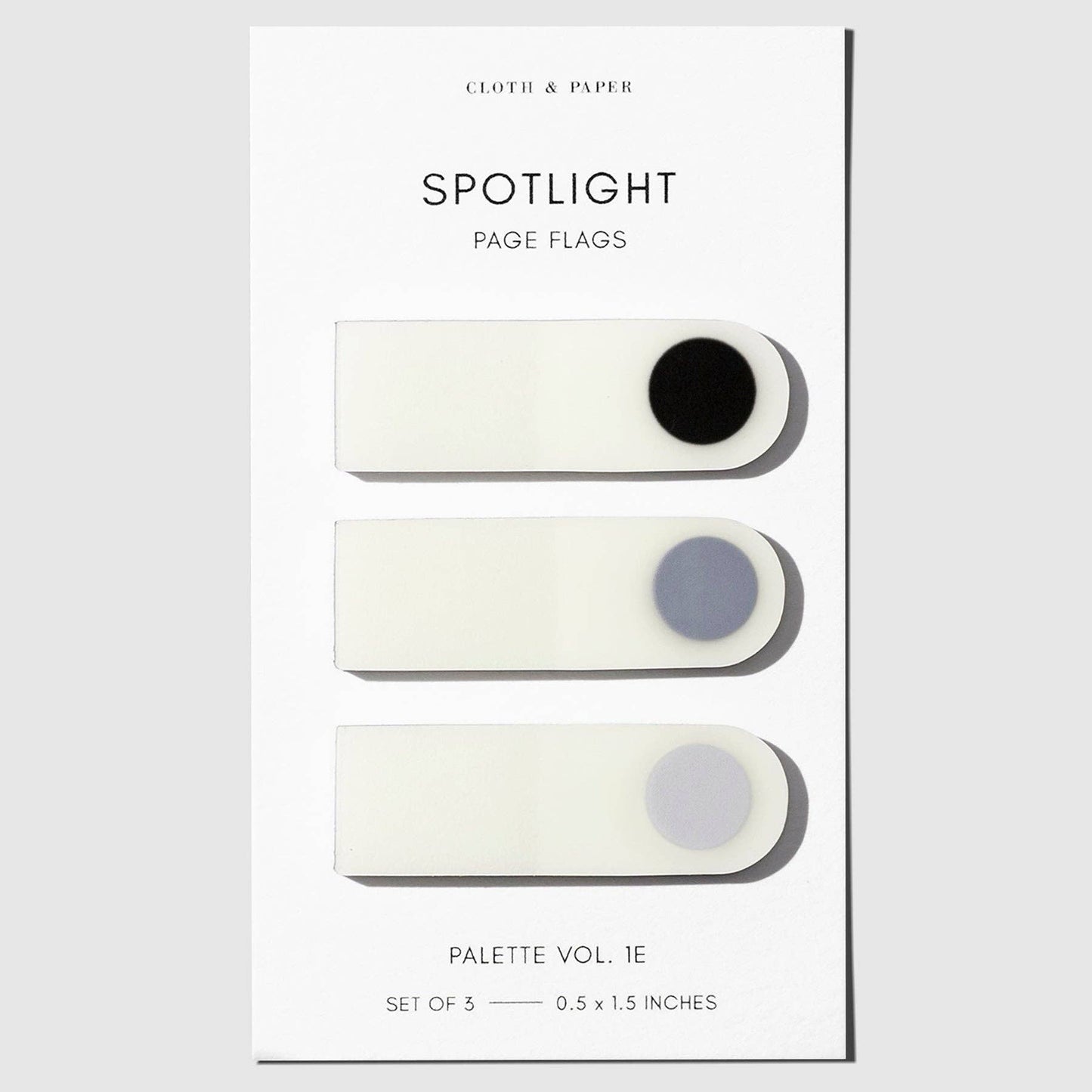 Vol. 1E Spotlight Page Flag Set · Cloth & Paper