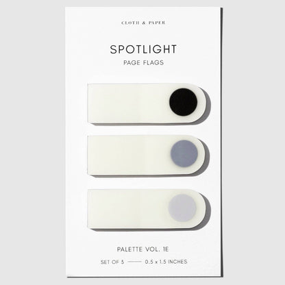 Vol. 1E Spotlight Page Flag Set · Cloth & Paper