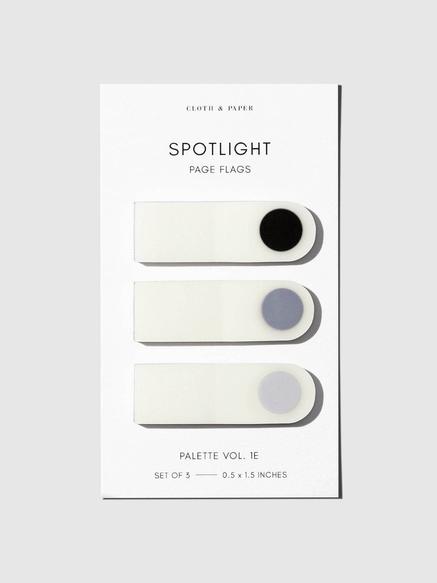 Vol. 05 Spotlight Page Flag Set · Cloth & Paper