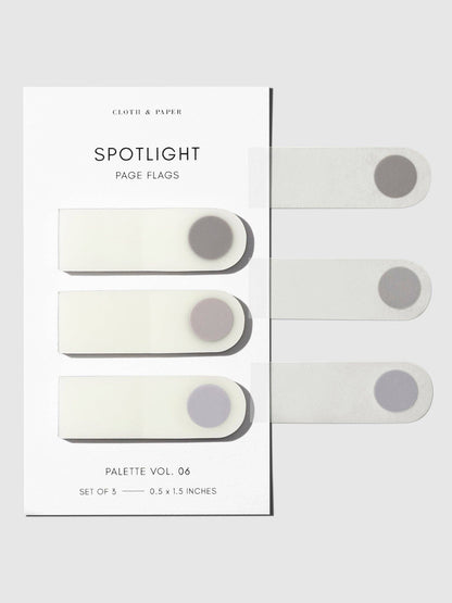 Vol. 1E Spotlight Page Flag Set · Cloth & Paper