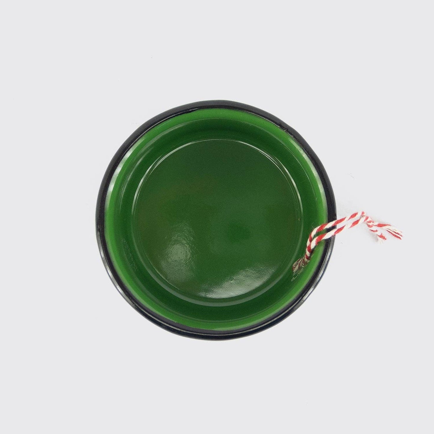 Nopal Green Enamel Sauce Bowl · Utilitario Mexicano