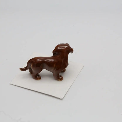 Julie Red Dachsund Porcelain Miniature · Little Critterz