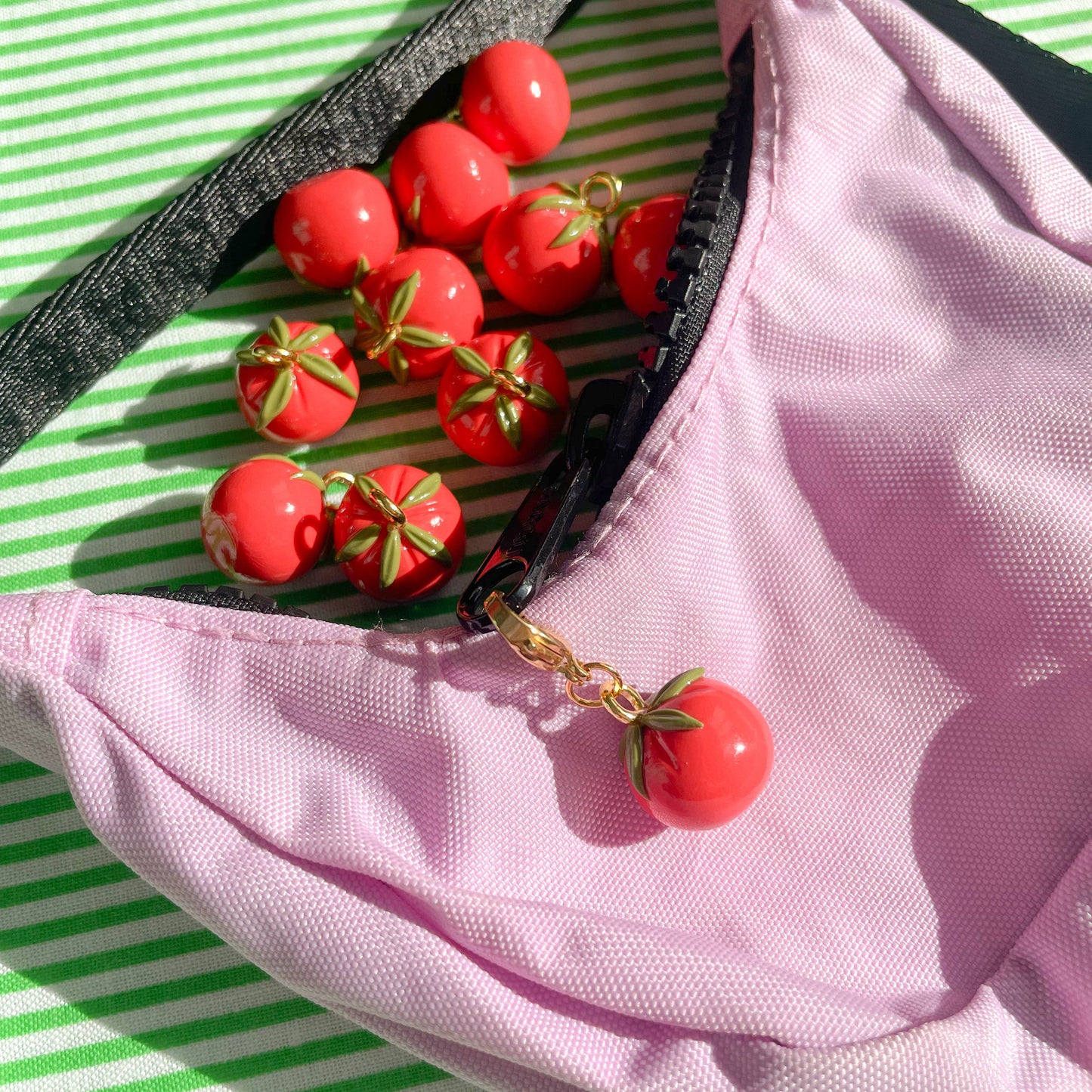 Tomato Bag Charm · Bold Blossom Shop