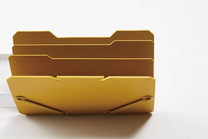 Yellow SAND IT A4 Horizontal Document Holder · King Jim