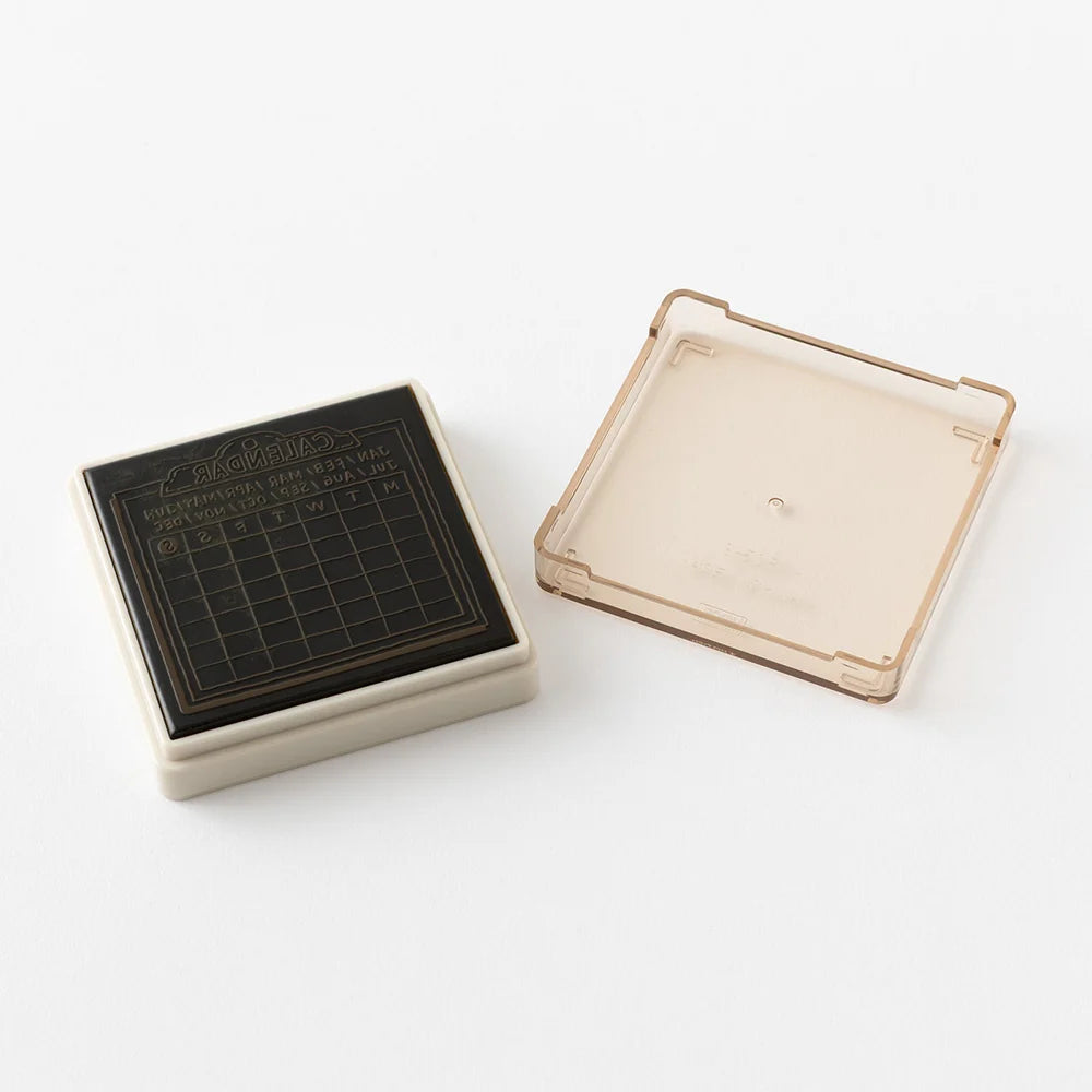 Calendar Soft Color Pre-Inked Paintable Stamp · Midori