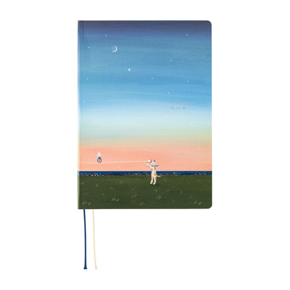 2027 Hobonichi HON Hiroko Kubota: String Telephone Until the Moon is Full《ENG/A5/Daily/Jan start/Mon start》